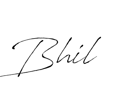 How to make Bhil signature? Antro_Vectra is a professional autograph style. Create handwritten signature for Bhil name. Bhil signature style 6 images and pictures png