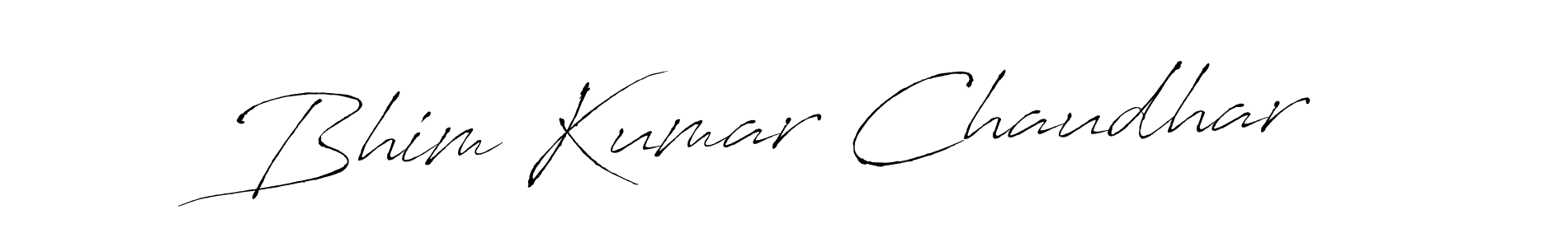 Make a beautiful signature design for name Bhim Kumar Chaudhar. With this signature (Antro_Vectra) style, you can create a handwritten signature for free. Bhim Kumar Chaudhar signature style 6 images and pictures png