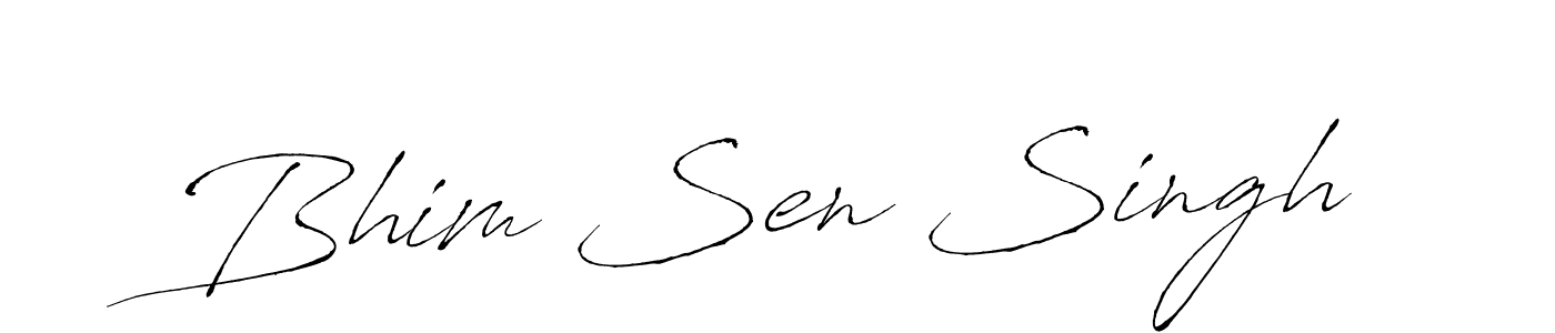 Use a signature maker to create a handwritten signature online. With this signature software, you can design (Antro_Vectra) your own signature for name Bhim Sen Singh. Bhim Sen Singh signature style 6 images and pictures png
