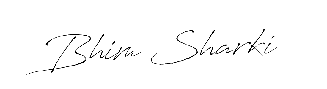 The best way (Antro_Vectra) to make a short signature is to pick only two or three words in your name. The name Bhim Sharki include a total of six letters. For converting this name. Bhim Sharki signature style 6 images and pictures png