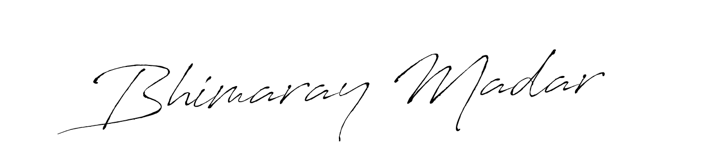 Antro_Vectra is a professional signature style that is perfect for those who want to add a touch of class to their signature. It is also a great choice for those who want to make their signature more unique. Get Bhimaray Madar name to fancy signature for free. Bhimaray Madar signature style 6 images and pictures png