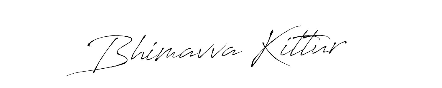 Make a beautiful signature design for name Bhimavva Kittur. With this signature (Antro_Vectra) style, you can create a handwritten signature for free. Bhimavva Kittur signature style 6 images and pictures png