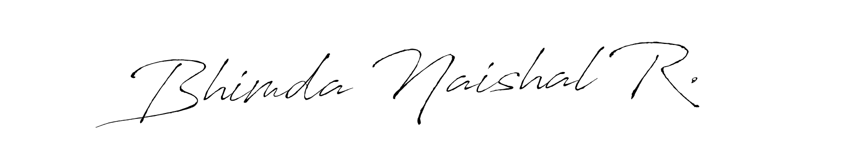 Once you've used our free online signature maker to create your best signature Antro_Vectra style, it's time to enjoy all of the benefits that Bhimda Naishal R. name signing documents. Bhimda Naishal R. signature style 6 images and pictures png