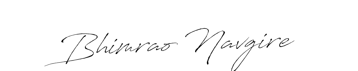 Antro_Vectra is a professional signature style that is perfect for those who want to add a touch of class to their signature. It is also a great choice for those who want to make their signature more unique. Get Bhimrao Navgire name to fancy signature for free. Bhimrao Navgire signature style 6 images and pictures png