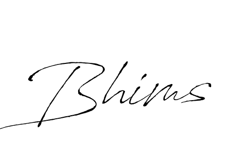 Make a beautiful signature design for name Bhims. With this signature (Antro_Vectra) style, you can create a handwritten signature for free. Bhims signature style 6 images and pictures png