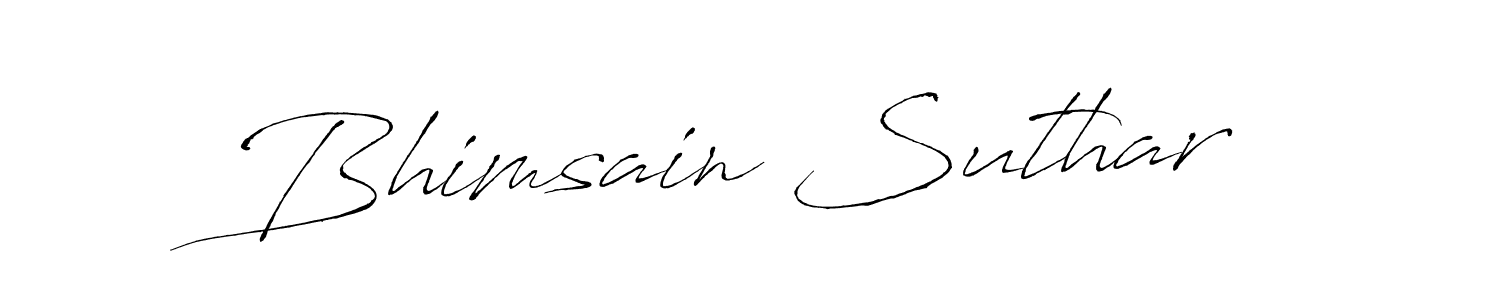 You can use this online signature creator to create a handwritten signature for the name Bhimsain Suthar. This is the best online autograph maker. Bhimsain Suthar signature style 6 images and pictures png