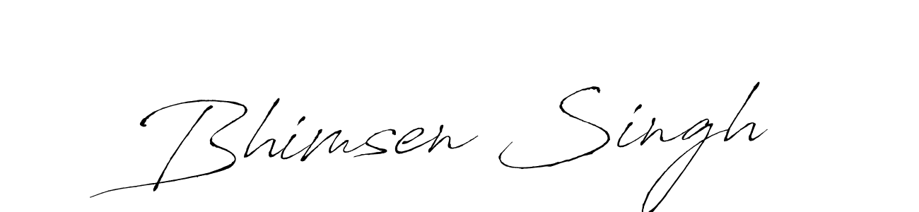 Make a beautiful signature design for name Bhimsen Singh. Use this online signature maker to create a handwritten signature for free. Bhimsen Singh signature style 6 images and pictures png