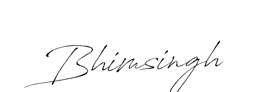 Create a beautiful signature design for name Bhimsingh. With this signature (Antro_Vectra) fonts, you can make a handwritten signature for free. Bhimsingh signature style 6 images and pictures png