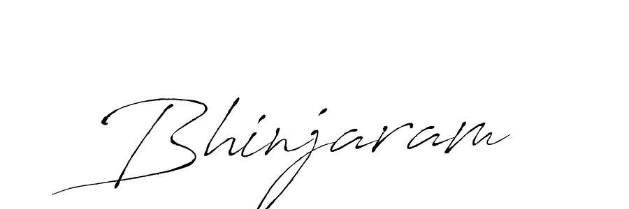 Use a signature maker to create a handwritten signature online. With this signature software, you can design (Antro_Vectra) your own signature for name Bhinjaram. Bhinjaram signature style 6 images and pictures png