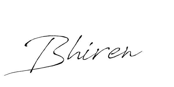 Antro_Vectra is a professional signature style that is perfect for those who want to add a touch of class to their signature. It is also a great choice for those who want to make their signature more unique. Get Bhiren name to fancy signature for free. Bhiren signature style 6 images and pictures png