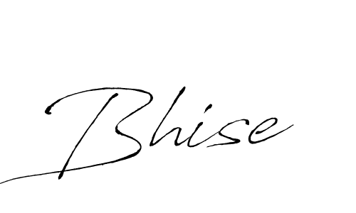 Use a signature maker to create a handwritten signature online. With this signature software, you can design (Antro_Vectra) your own signature for name Bhise. Bhise signature style 6 images and pictures png