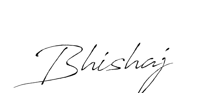 Bhishaj stylish signature style. Best Handwritten Sign (Antro_Vectra) for my name. Handwritten Signature Collection Ideas for my name Bhishaj. Bhishaj signature style 6 images and pictures png
