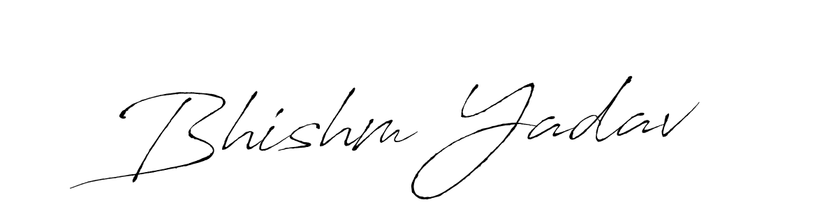 Once you've used our free online signature maker to create your best signature Antro_Vectra style, it's time to enjoy all of the benefits that Bhishm Yadav name signing documents. Bhishm Yadav signature style 6 images and pictures png