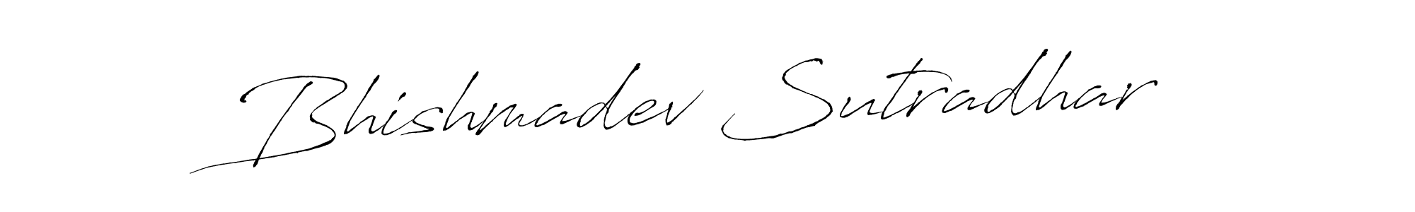 Use a signature maker to create a handwritten signature online. With this signature software, you can design (Antro_Vectra) your own signature for name Bhishmadev Sutradhar. Bhishmadev Sutradhar signature style 6 images and pictures png