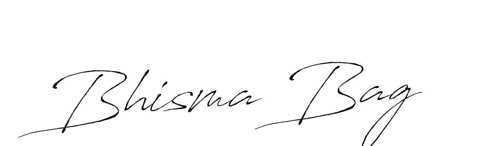 Use a signature maker to create a handwritten signature online. With this signature software, you can design (Antro_Vectra) your own signature for name Bhisma Bag. Bhisma Bag signature style 6 images and pictures png