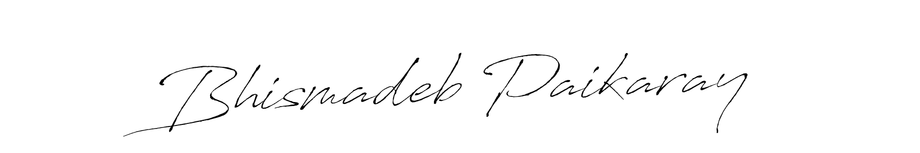 How to make Bhismadeb Paikaray signature? Antro_Vectra is a professional autograph style. Create handwritten signature for Bhismadeb Paikaray name. Bhismadeb Paikaray signature style 6 images and pictures png