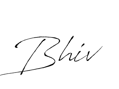 Bhiv stylish signature style. Best Handwritten Sign (Antro_Vectra) for my name. Handwritten Signature Collection Ideas for my name Bhiv. Bhiv signature style 6 images and pictures png