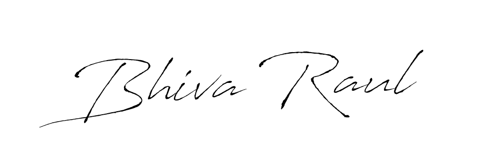 Design your own signature with our free online signature maker. With this signature software, you can create a handwritten (Antro_Vectra) signature for name Bhiva Raul. Bhiva Raul signature style 6 images and pictures png