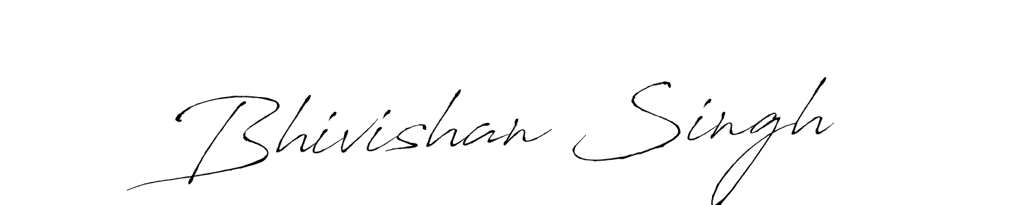 Bhivishan Singh stylish signature style. Best Handwritten Sign (Antro_Vectra) for my name. Handwritten Signature Collection Ideas for my name Bhivishan Singh. Bhivishan Singh signature style 6 images and pictures png