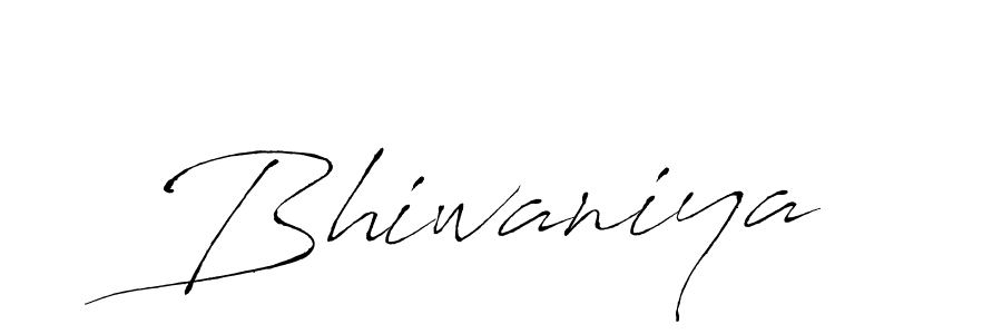 Also we have Bhiwaniya name is the best signature style. Create professional handwritten signature collection using Antro_Vectra autograph style. Bhiwaniya signature style 6 images and pictures png
