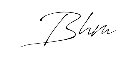 Discover the perfect balance of readability and style for Bhm with Antro_Vectra font. Create your dream signature today. Bhm signature style 6 images and pictures png