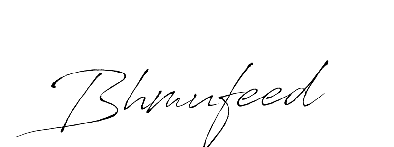 How to make Bhmufeed signature? Antro_Vectra is a professional autograph style. Create handwritten signature for Bhmufeed name. Bhmufeed signature style 6 images and pictures png
