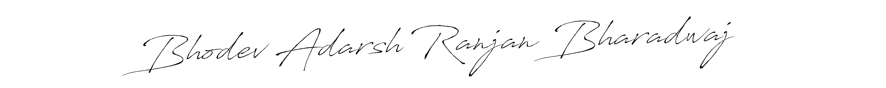 Design your own signature with our free online signature maker. With this signature software, you can create a handwritten (Antro_Vectra) signature for name Bhodev Adarsh Ranjan Bharadwaj. Bhodev Adarsh Ranjan Bharadwaj signature style 6 images and pictures png