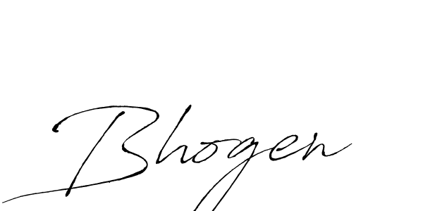 Make a beautiful signature design for name Bhogen. With this signature (Antro_Vectra) style, you can create a handwritten signature for free. Bhogen signature style 6 images and pictures png