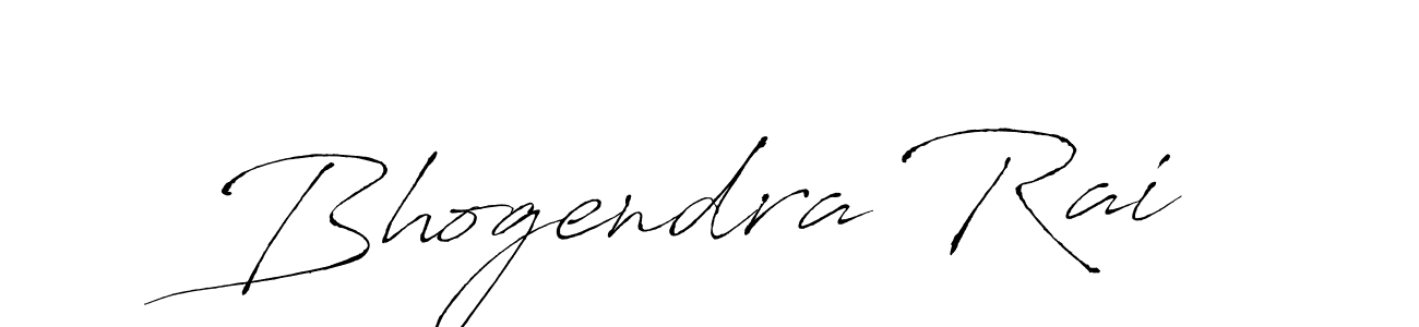 Design your own signature with our free online signature maker. With this signature software, you can create a handwritten (Antro_Vectra) signature for name Bhogendra Rai. Bhogendra Rai signature style 6 images and pictures png