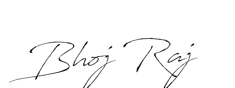 Bhoj Raj stylish signature style. Best Handwritten Sign (Antro_Vectra) for my name. Handwritten Signature Collection Ideas for my name Bhoj Raj. Bhoj Raj signature style 6 images and pictures png