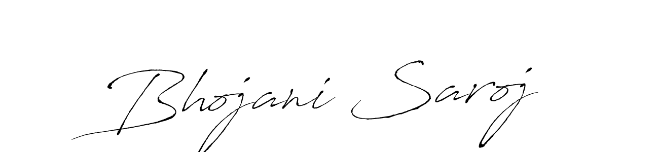 Design your own signature with our free online signature maker. With this signature software, you can create a handwritten (Antro_Vectra) signature for name Bhojani Saroj. Bhojani Saroj signature style 6 images and pictures png