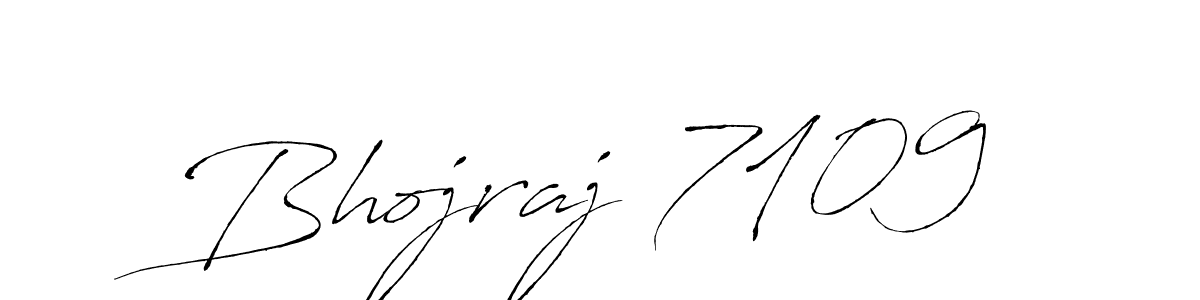 How to make Bhojraj 7109 signature? Antro_Vectra is a professional autograph style. Create handwritten signature for Bhojraj 7109 name. Bhojraj 7109 signature style 6 images and pictures png