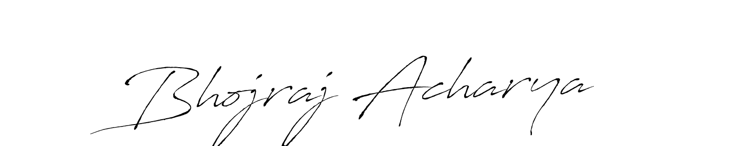 It looks lik you need a new signature style for name Bhojraj Acharya. Design unique handwritten (Antro_Vectra) signature with our free signature maker in just a few clicks. Bhojraj Acharya signature style 6 images and pictures png