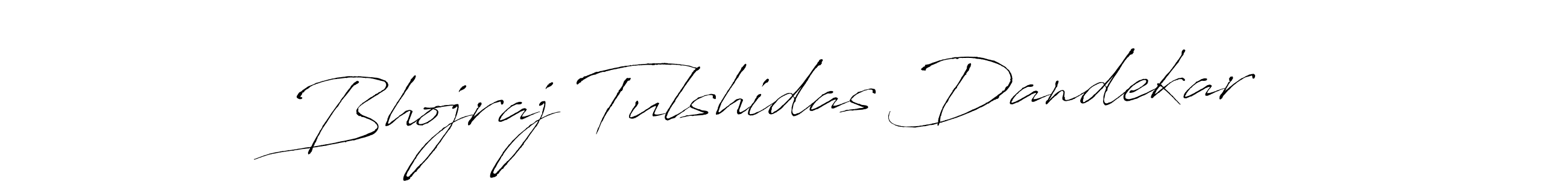 Create a beautiful signature design for name Bhojraj Tulshidas Dandekar. With this signature (Antro_Vectra) fonts, you can make a handwritten signature for free. Bhojraj Tulshidas Dandekar signature style 6 images and pictures png