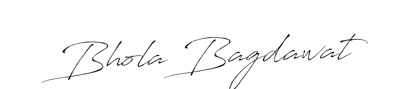 Similarly Antro_Vectra is the best handwritten signature design. Signature creator online .You can use it as an online autograph creator for name Bhola Bagdawat. Bhola Bagdawat signature style 6 images and pictures png