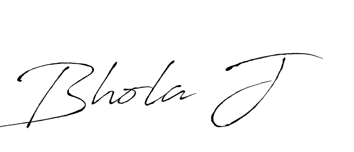 Similarly Antro_Vectra is the best handwritten signature design. Signature creator online .You can use it as an online autograph creator for name Bhola J. Bhola J signature style 6 images and pictures png