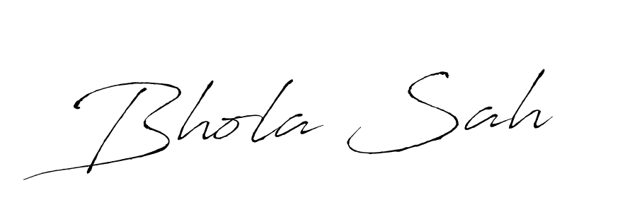 Also You can easily find your signature by using the search form. We will create Bhola Sah name handwritten signature images for you free of cost using Antro_Vectra sign style. Bhola Sah signature style 6 images and pictures png