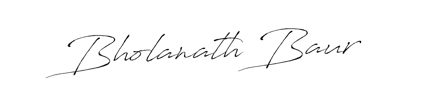 How to make Bholanath Baur signature? Antro_Vectra is a professional autograph style. Create handwritten signature for Bholanath Baur name. Bholanath Baur signature style 6 images and pictures png