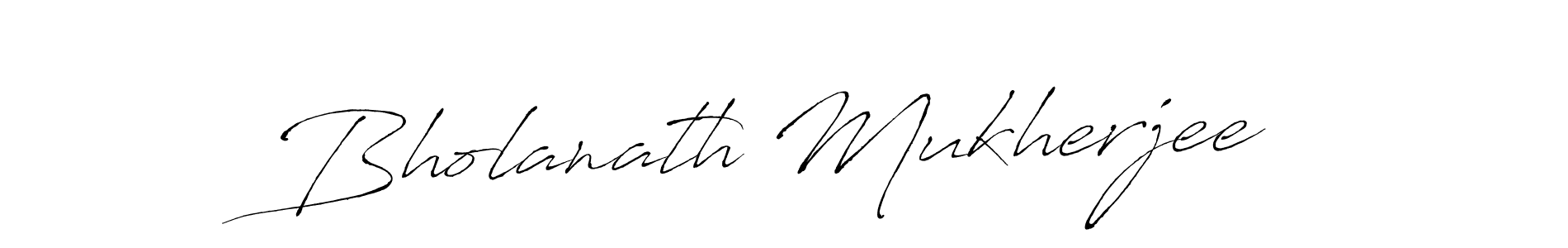 Create a beautiful signature design for name Bholanath Mukherjee. With this signature (Antro_Vectra) fonts, you can make a handwritten signature for free. Bholanath Mukherjee signature style 6 images and pictures png