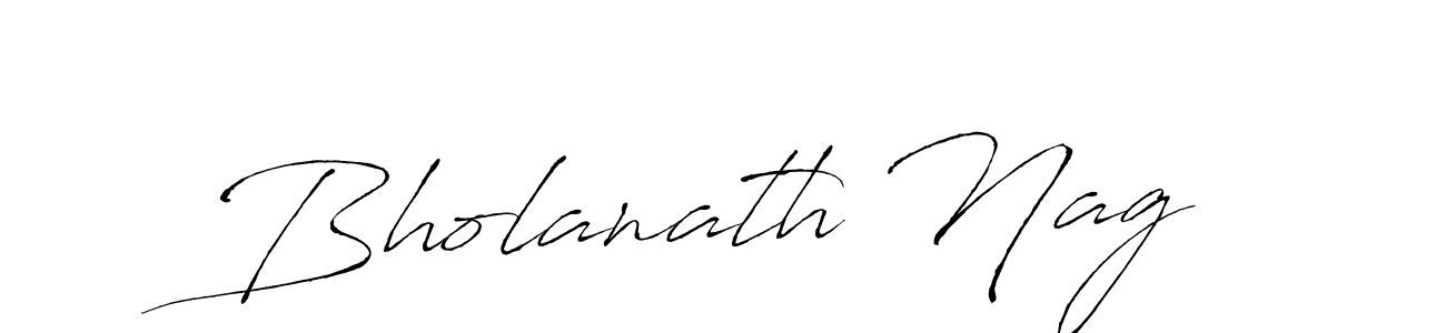 Bholanath Nag stylish signature style. Best Handwritten Sign (Antro_Vectra) for my name. Handwritten Signature Collection Ideas for my name Bholanath Nag. Bholanath Nag signature style 6 images and pictures png