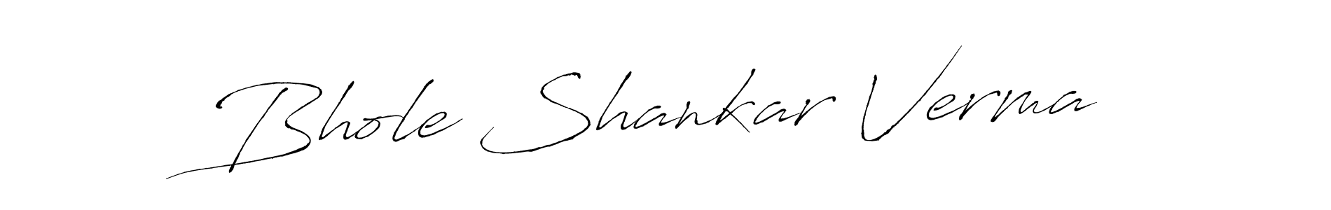 It looks lik you need a new signature style for name Bhole Shankar Verma. Design unique handwritten (Antro_Vectra) signature with our free signature maker in just a few clicks. Bhole Shankar Verma signature style 6 images and pictures png