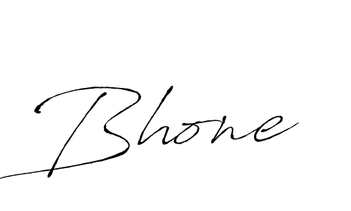 Create a beautiful signature design for name Bhone. With this signature (Antro_Vectra) fonts, you can make a handwritten signature for free. Bhone signature style 6 images and pictures png