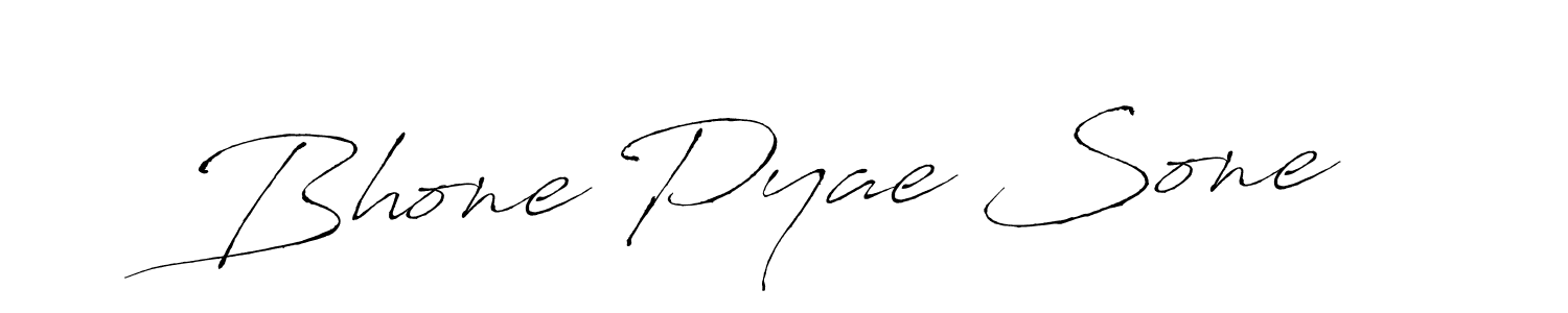 It looks lik you need a new signature style for name Bhone Pyae Sone. Design unique handwritten (Antro_Vectra) signature with our free signature maker in just a few clicks. Bhone Pyae Sone signature style 6 images and pictures png