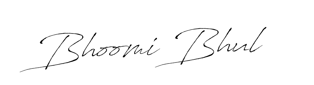 Bhoomi Bhul stylish signature style. Best Handwritten Sign (Antro_Vectra) for my name. Handwritten Signature Collection Ideas for my name Bhoomi Bhul. Bhoomi Bhul signature style 6 images and pictures png