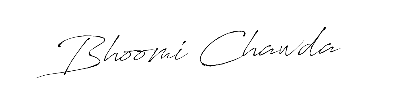 Use a signature maker to create a handwritten signature online. With this signature software, you can design (Antro_Vectra) your own signature for name Bhoomi Chawda. Bhoomi Chawda signature style 6 images and pictures png