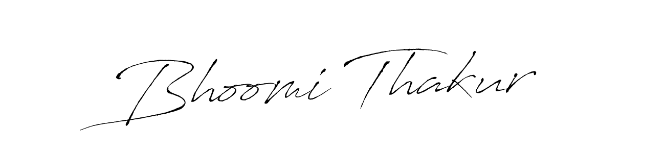 Also we have Bhoomi Thakur name is the best signature style. Create professional handwritten signature collection using Antro_Vectra autograph style. Bhoomi Thakur signature style 6 images and pictures png