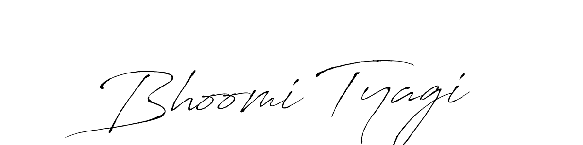 Use a signature maker to create a handwritten signature online. With this signature software, you can design (Antro_Vectra) your own signature for name Bhoomi Tyagi. Bhoomi Tyagi signature style 6 images and pictures png