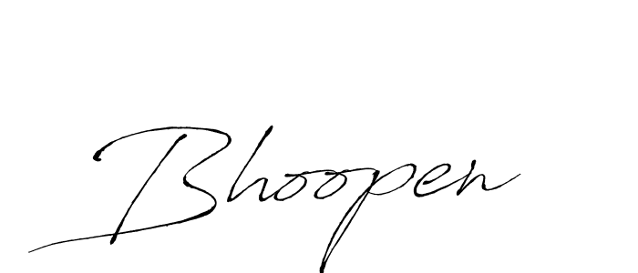 Create a beautiful signature design for name Bhoopen. With this signature (Antro_Vectra) fonts, you can make a handwritten signature for free. Bhoopen signature style 6 images and pictures png