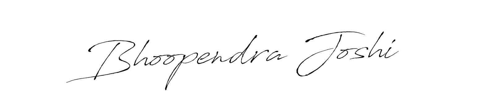 Create a beautiful signature design for name Bhoopendra Joshi. With this signature (Antro_Vectra) fonts, you can make a handwritten signature for free. Bhoopendra Joshi signature style 6 images and pictures png