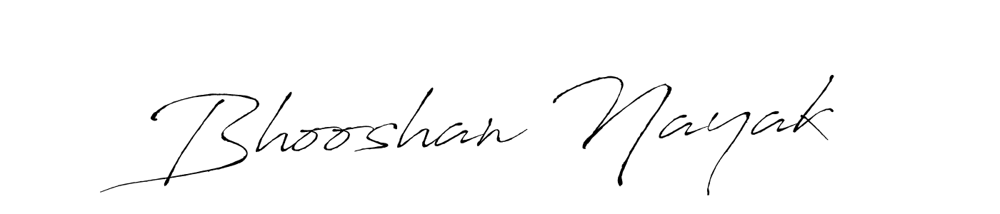 It looks lik you need a new signature style for name Bhooshan Nayak. Design unique handwritten (Antro_Vectra) signature with our free signature maker in just a few clicks. Bhooshan Nayak signature style 6 images and pictures png